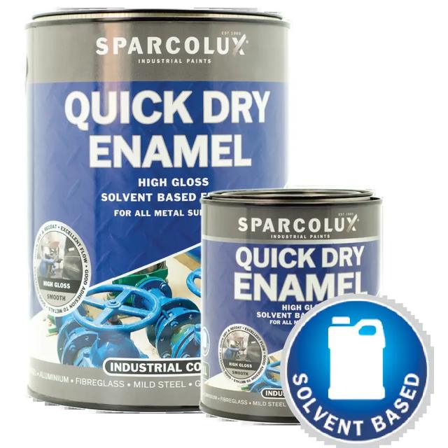 5L Enamel Qd- Gloss Black