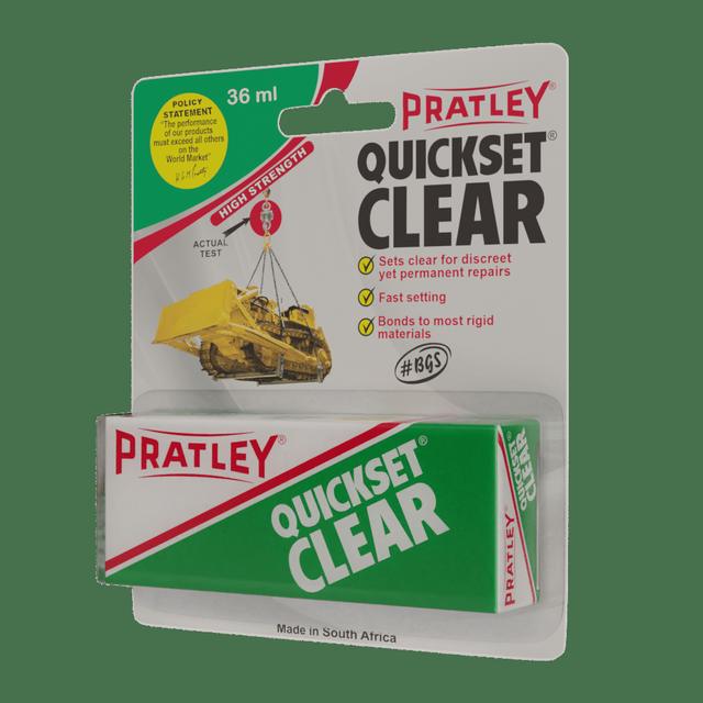 Pratley Putty Clear Quickset 36ml